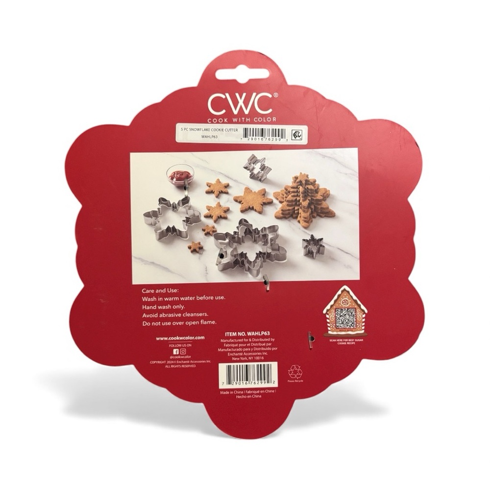 CWC 5-Piece Stack and Build Christmas Tree Cookie Cutter Set - Picture 2 of 2